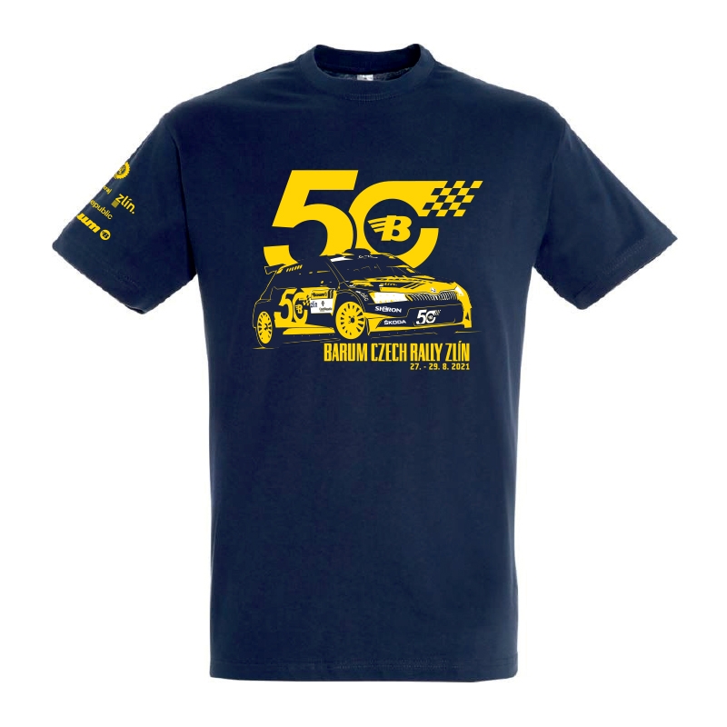 T-shirt for men Rally 50 | Barum Czech Rally Zlín 2021